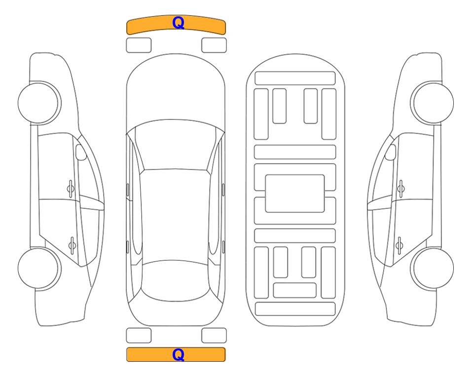 Схема состояния кузова Lotte для Hyundai GRANDEUR GN7 (H)1.6T Exclusive 2WD AT